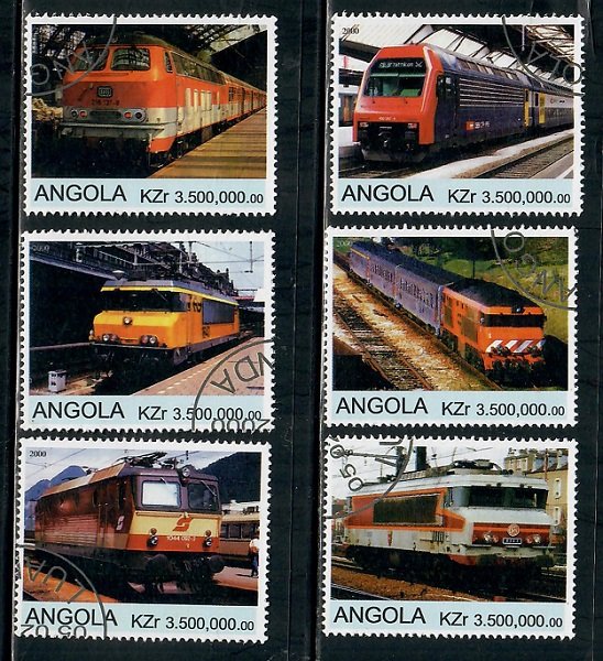 Angola Used Electric Locomotives complete set CTO