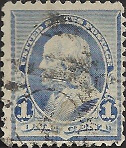 # 219 DULL BLUE USED BEN FRANKLIN SCV-0.75