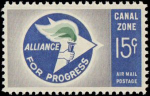 1962 Canal Zone #C35, Complete Set, Never Hinged