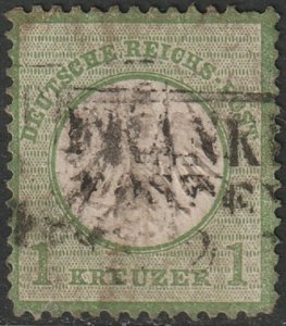 Germany 1872 Sc 21 used Frankfurt cancel