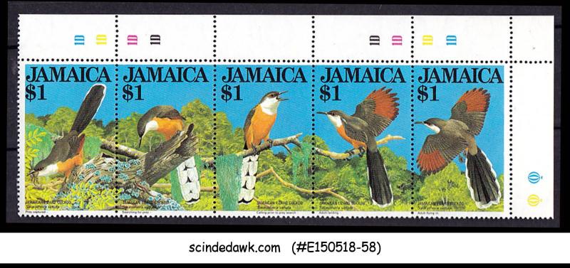 JAMAICA - 1982 JAMAICAN BIRDS / CUCKOO BIRD - SE-TENANT MNH