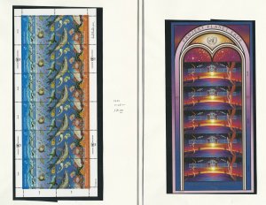 United Nations Postage Stamp, #128a, 134a Mint NH Sheets, 1992, JFZ