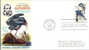 United States, Kentucky, United States First Day Cover, Birds, Art