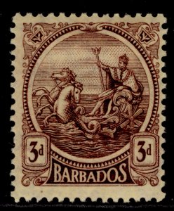 BARBADOS GV SG213, 3d purple/pale yellow, M MINT.