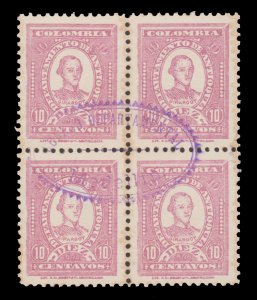 COLOMBIA ANTIOQUIA YEAR 1902 STAMP SCOTT # 136. USED. # 6