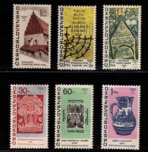 Czechoslovakia Scott 1475-1480 MNG stamp set