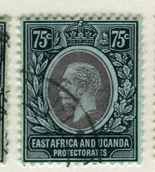 BRITISH EAST AFRICA; 1912 early GV issue fine used Shade of 75c. 