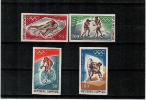 Gabon Scott C70-C73 Mint NH imperfs