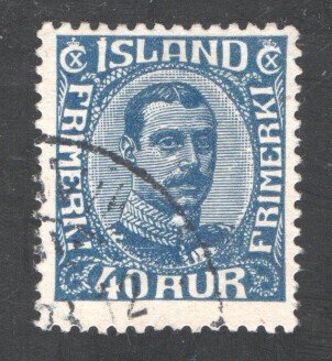 Iceland Stamps # 47,47c MLH F-VF Error Scott Value $240.00