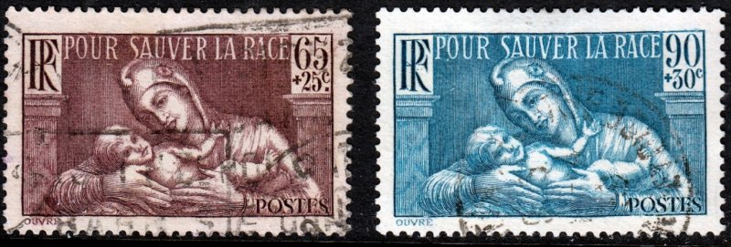 FRANCE - Set #B64-B65 Used