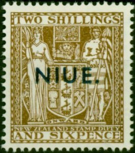 Niue 1945 2s6d Deep Brown SG83 Fine LMM