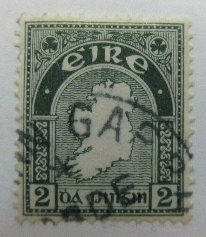 Ireland 1922 2d Green Wmk SE in Monogram Fine Used 12492