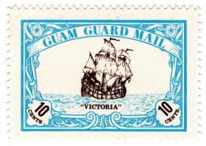 (I.B) Guam Local Post : Guam Guard Mail 10c (Victoria)