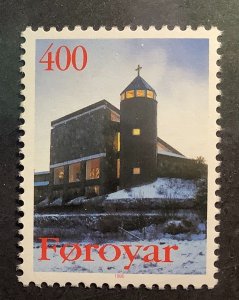 Faroe Island 1995 Scott 294 MNH - 400o,  Feroese Catholic Church, Christmas