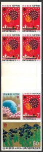 JAPAN 1970 EXPO 70 Booklet Sc 1025b MNH / Hinged on back Cover