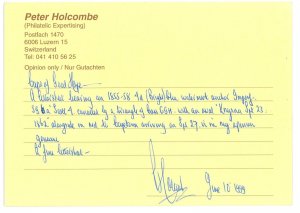 P2858 - CAPE OF GOOD HOPE . SG. 4 A, FROM KNYSNA RED OVL SEPT. 23 1856-
