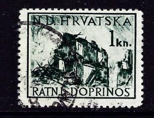 Croatia RA3 Used 1944 issue