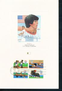 1794a Olympics Block,Fleetwood Proofcard