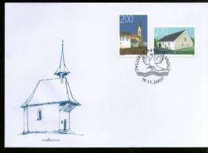 Liechtenstein 2007 Architecture House Dove FDC # 8149