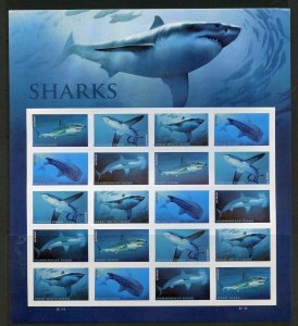UNITED STATES SHARKS COMPLETE  SHEET MINT NEVER HINGED