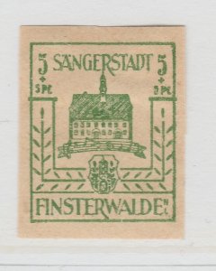 Finsterwalde WWII Germany World War II Local Stamp 1946 5+5pf MNH** A20P4F174-