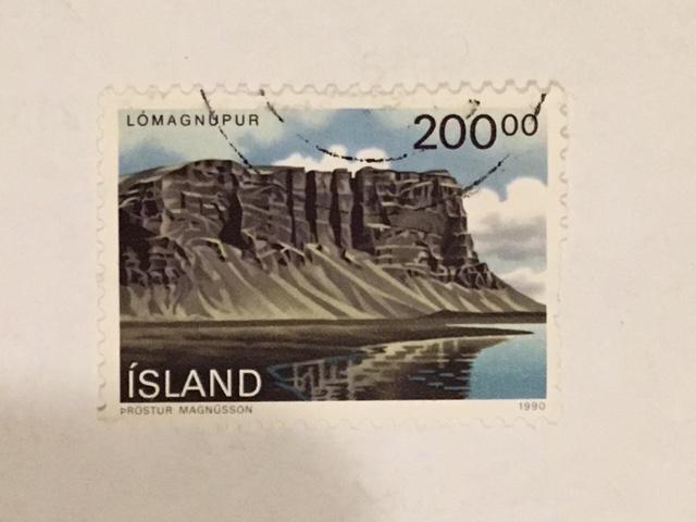 Iceland – 1990 – Single Stamp – SC# 714 – Used