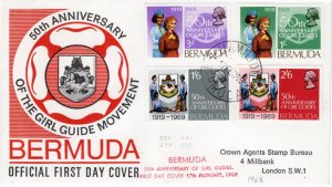 Bermuda 1969 Sc 230-3 FDC