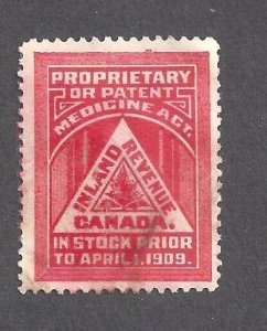 CANADA VAN DAM # FM1 MEDICINE STAMP BS24469-6