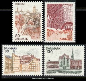 Denmark Scott 586-589 Mint never hinged.