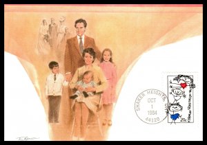 US 2104 Family Unity Fleetwood U/A FDC Maxi Card