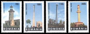 Romania 1998 Lighthouses Scott #4251-4254 Mint Never Hinged