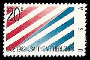 PCBstamps   US #2003 20c U.S. & Netherlands, MNH, (18)