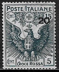 Italy #B4 Used Stamp - Eagle Overprint
