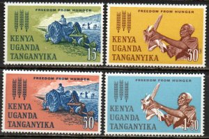 Kenya, Uganda & Tanzania Sc #136-139 Mint Hinged
