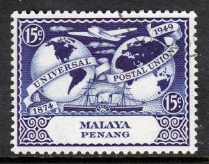 Malaya (Penang) - Scott #24 - Used - SCV $3.75