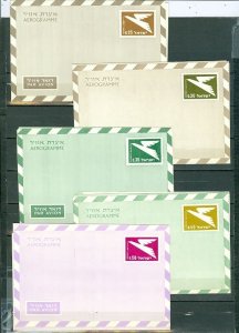 ISRAEL LOT of (6) STATIONERY ENVELOPES...UNUSED