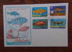 Malawi x 5 First Day Covers 1977-83 Commonwealth Tapestry Flight Fish Transport
