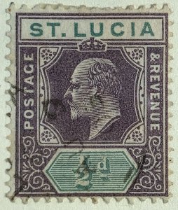 AlexStamps ST. LUCIA #57 VF Used 