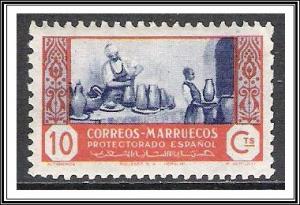 Spanish Morocco #252 Potters MH