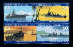 [72255] Micronesia 1995 End World War II Ships  MNH