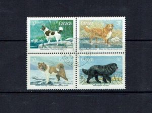 Canada: 1988  Canadian Dogs, Fine Used  Block