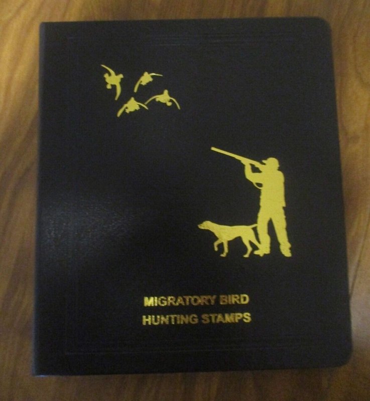 Mac's 3-ring binder for Duck stamps- FREE You BUILD YOUR  DUCK STAMP album pages 