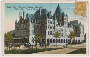 CANADA cover # 110 - Montreal, Que.  Postcard to Belgium