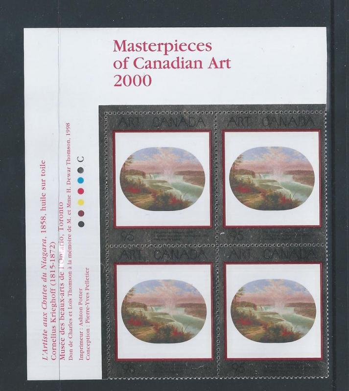 Can #1863 UL PL BL Masterpieces of Canadian Art-13 95¢ MNH4