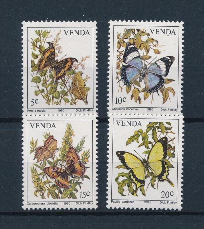 [60263] Venda 1980 Butterflies Schmetterlingen Papillons  MLH