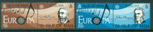 Isle of Man 1985 EUROPA Stamps - European Music Year MUH
