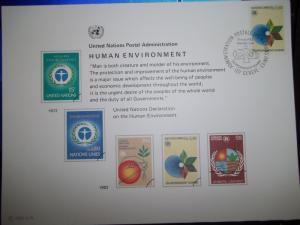 Set of United Nations Human Environment