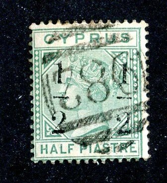 1886 Cyprus  Sc #26 used cv.$17.50 ( 9267 BCXX5 )