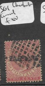 MALAYA PAHANG (P0501B) QV 2C  SG1 CHECKERBOARD  CANCEL   VFU