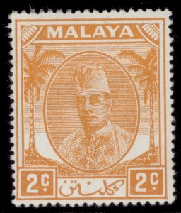 MALAYSIA - Kelantan GVI SG62b, 2c orange-yellow, M MINT. Cat £25.